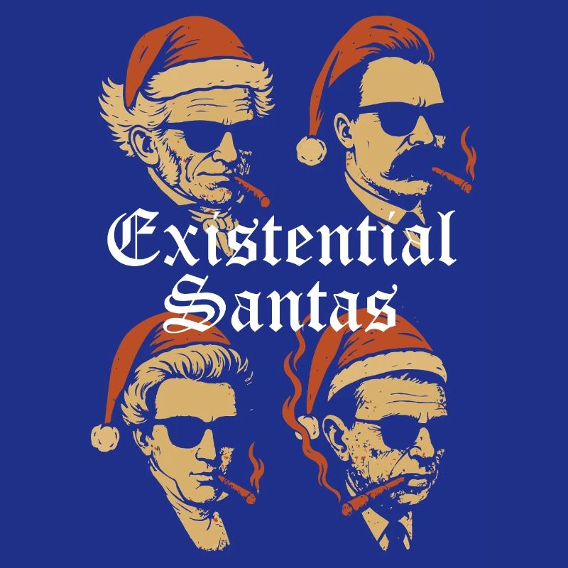Existential Santas in Sunglasses