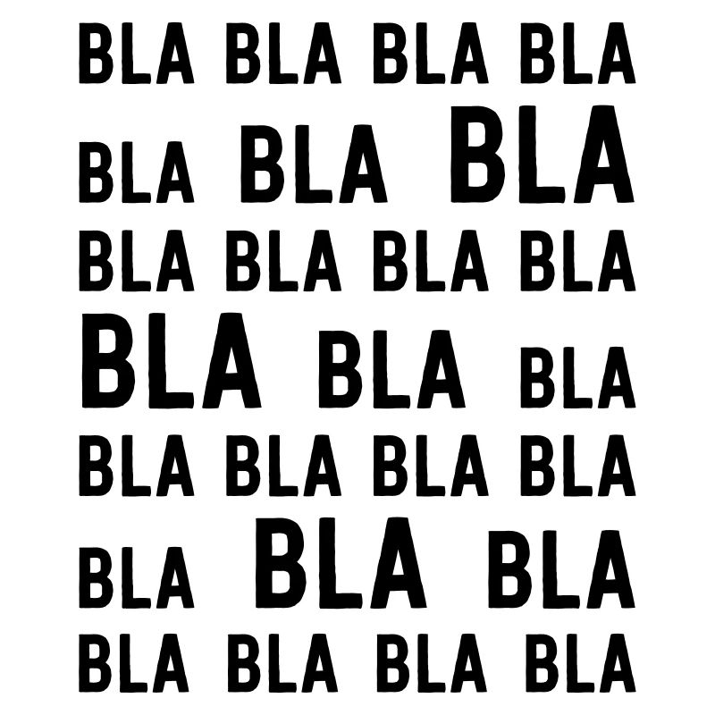 BLA BLA BLA I funny gift idea for women