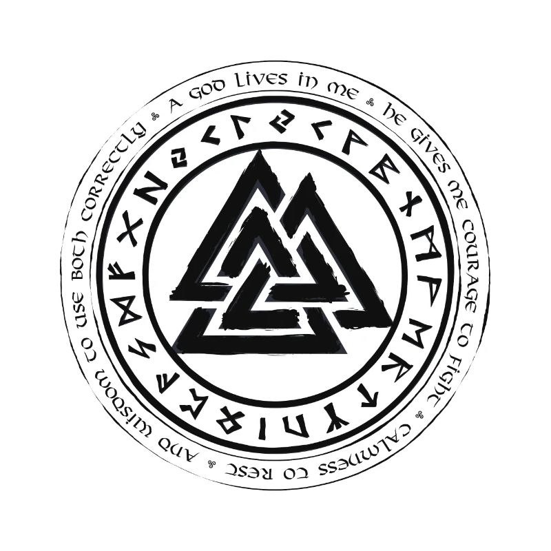 Valknut Vikings Celts Germanic knots runes