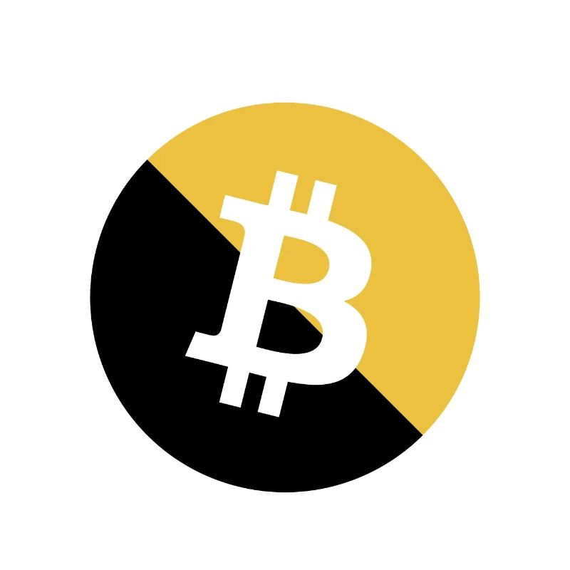 Bitcoin Paillettes dorées