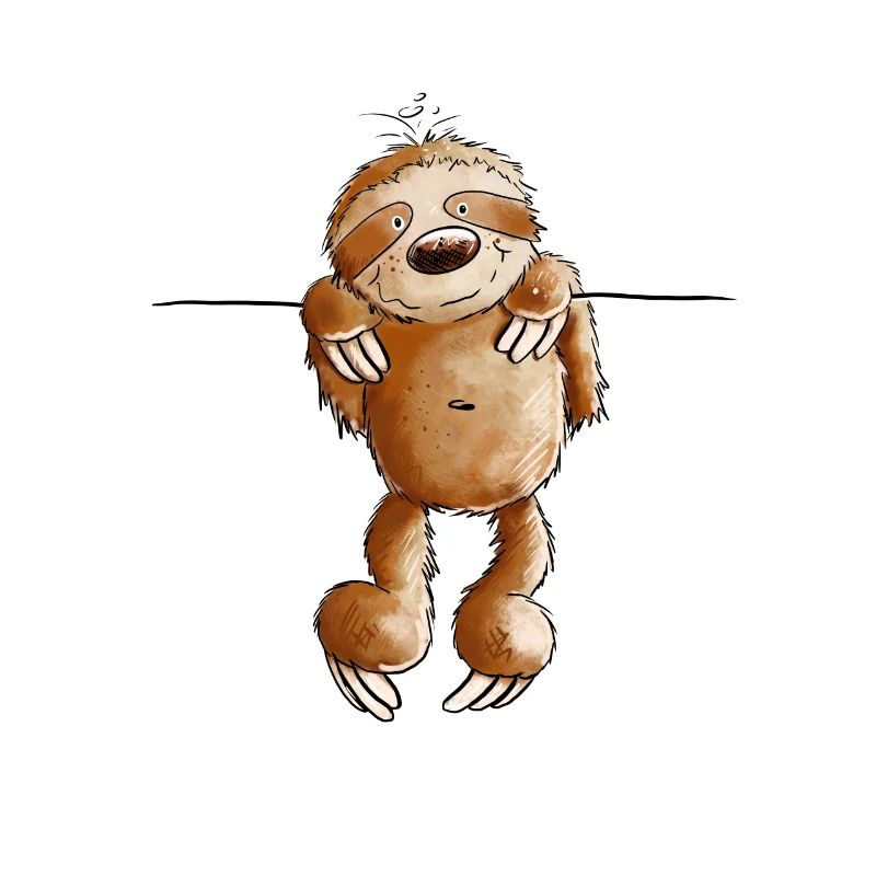 Sloth hangs out I Chilling animals I Lazy