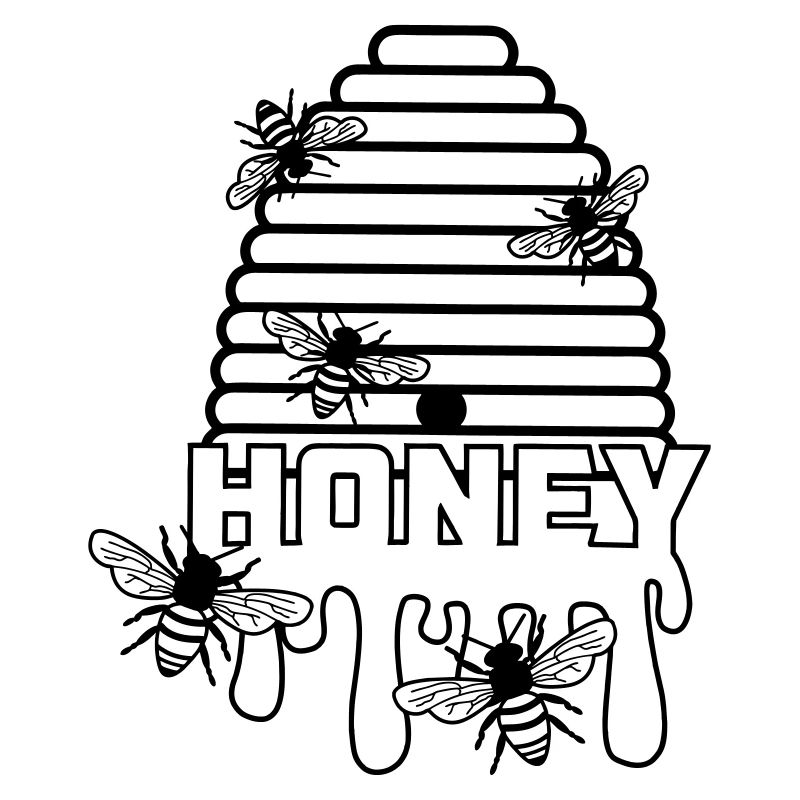 Bee honey hive