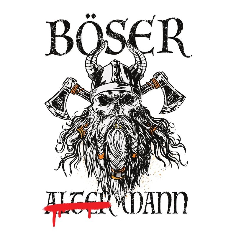 Böser Wikinger-Krieger Grafik