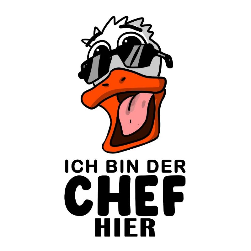 Cool Ente Chef Spruch