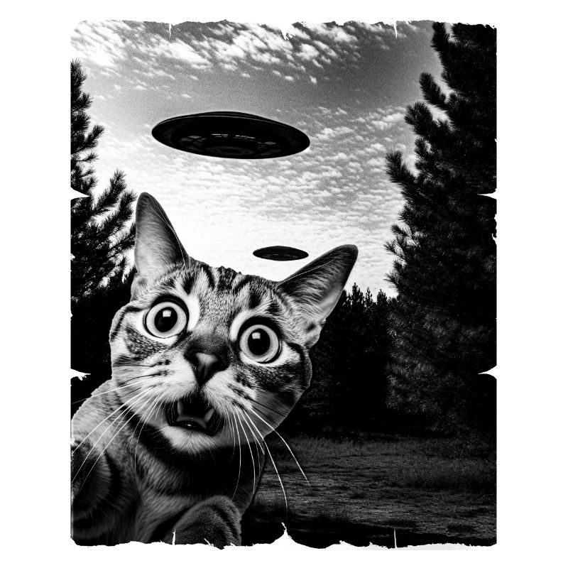 Cat Austerrestrial Invasion Uap Weirdcore