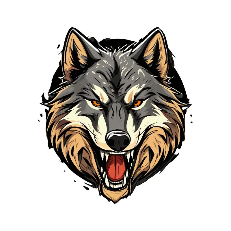 Wolfsgewitter Kopfprint