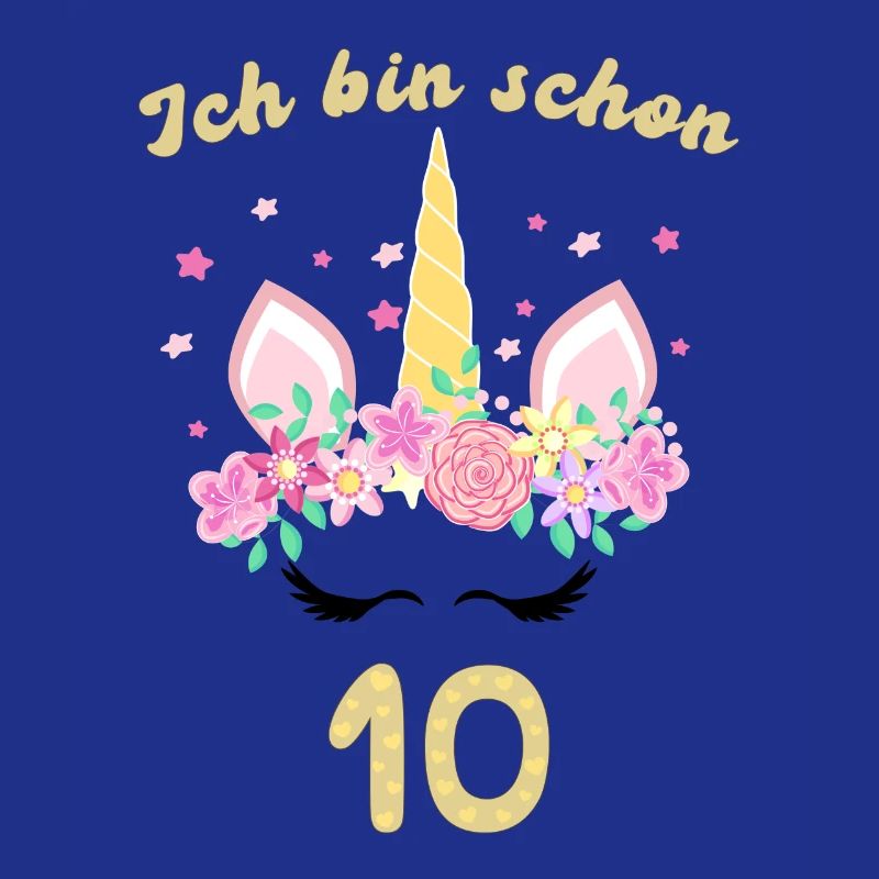 Ich bin schon 10 Einhorn Mädchen 