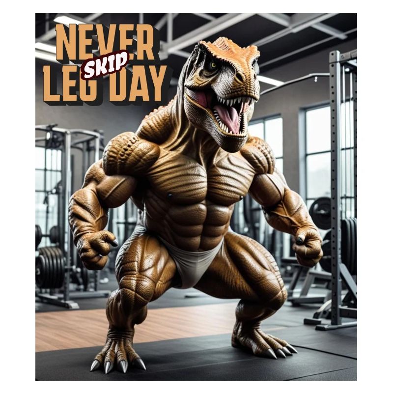 Dino - Never skip Leg Day