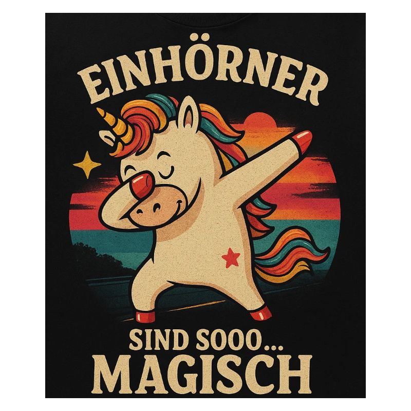Einhörer Magischer Dabbing-Unicorn