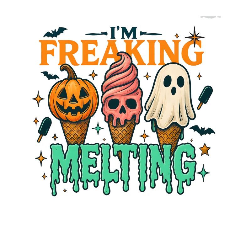 Halloween Eiscreme Grusel Design