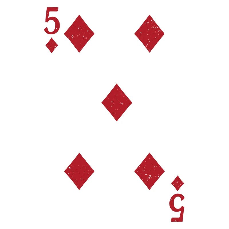 5 Diamonds Card