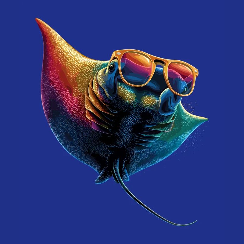 Manta Ray, Devil Ray, Stingray, Diver