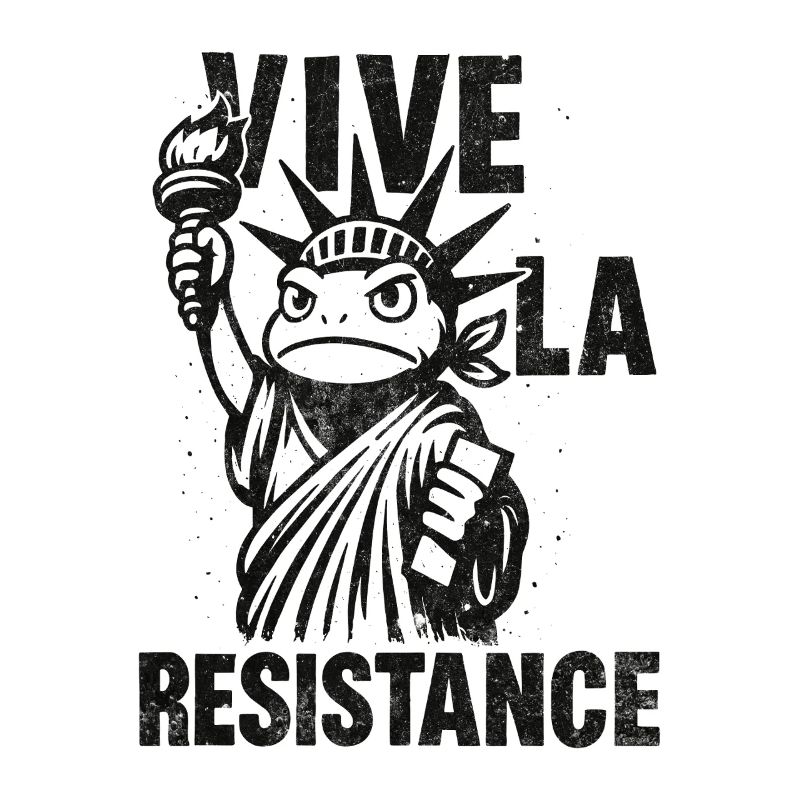 Vive La Resistance Silhouette Tee
