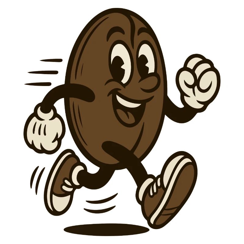 Cheerful Bean in Motion