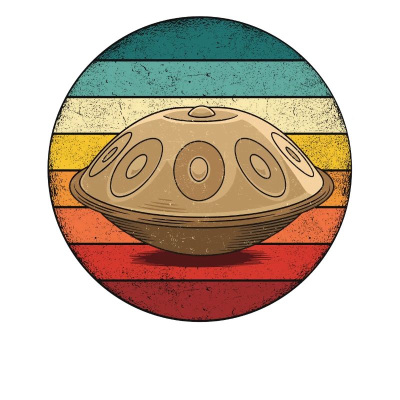 Retro Handpan Hang Drum