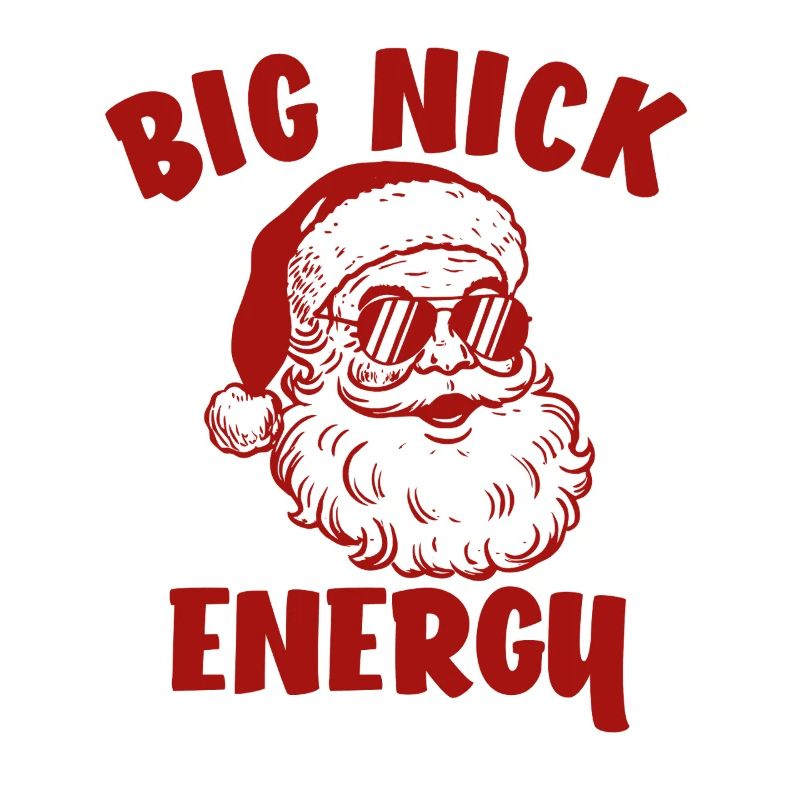 Weihnachtsmann, lustiges Weihnachten, große Nick-E