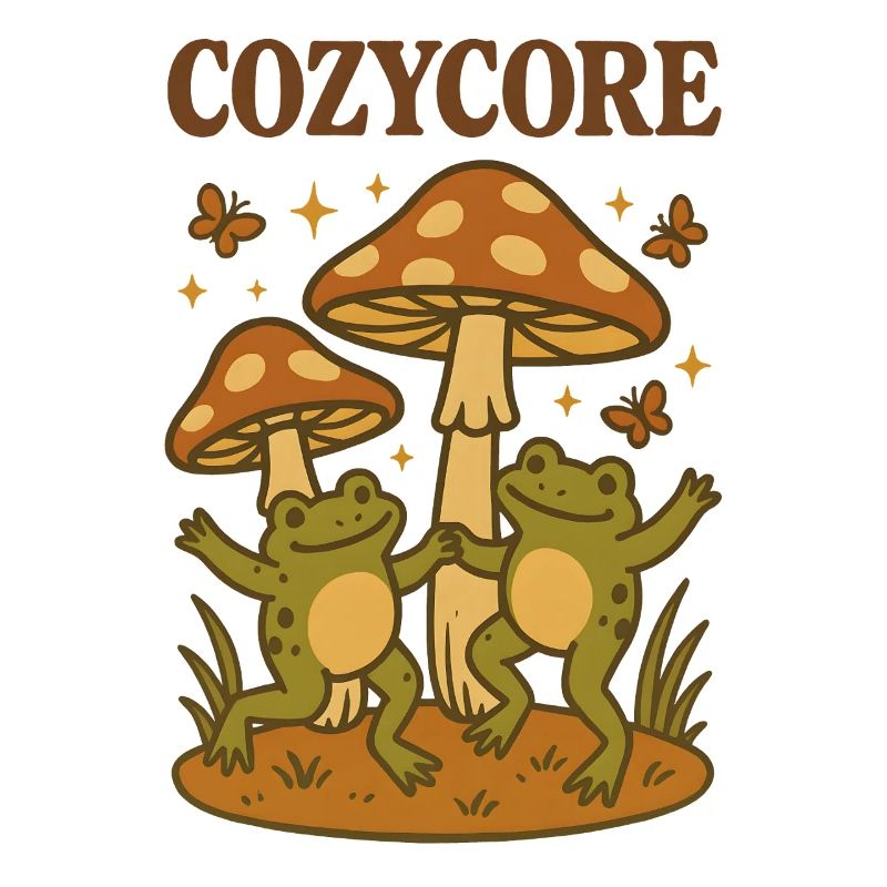 Cozycore Frogs & Mushrooms | Cottagecore