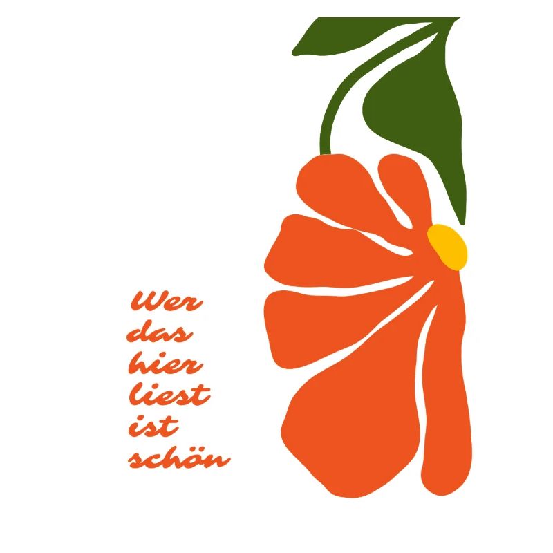 Wer das liest ist schön