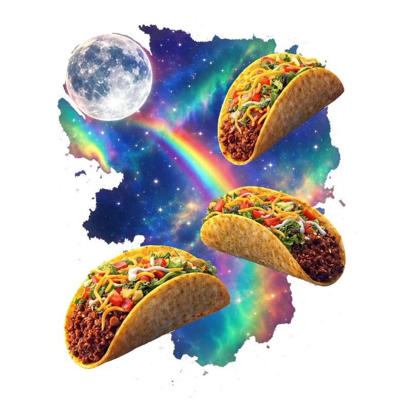 Kosmische Taco-Regenbogen