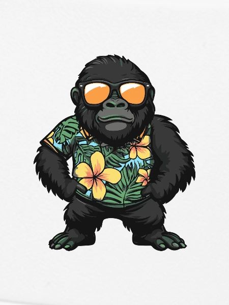 Gorilla Comic Urlaub