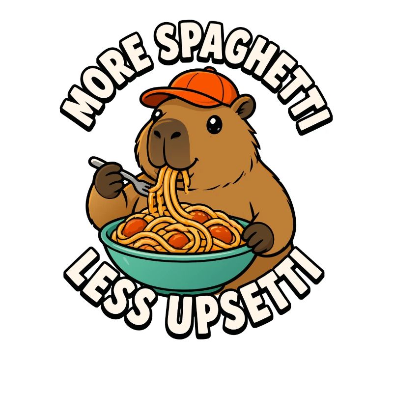 More spaghetti, less hassle, capybara children's spa