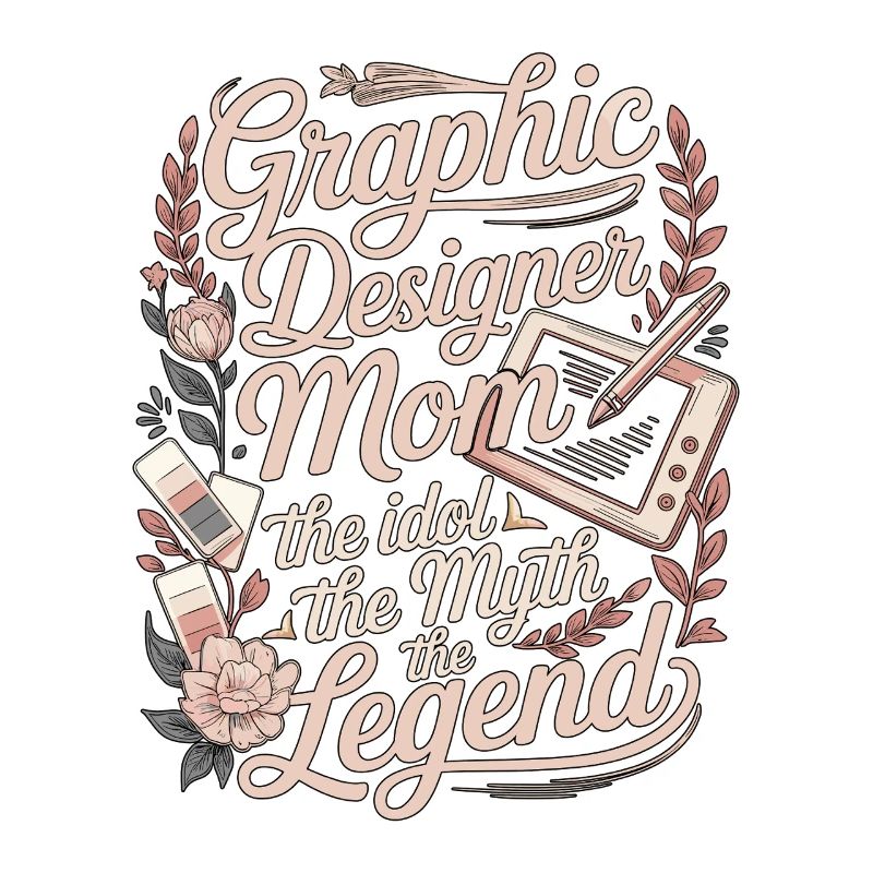Graphic Designer Mom The Idol Creative Designer