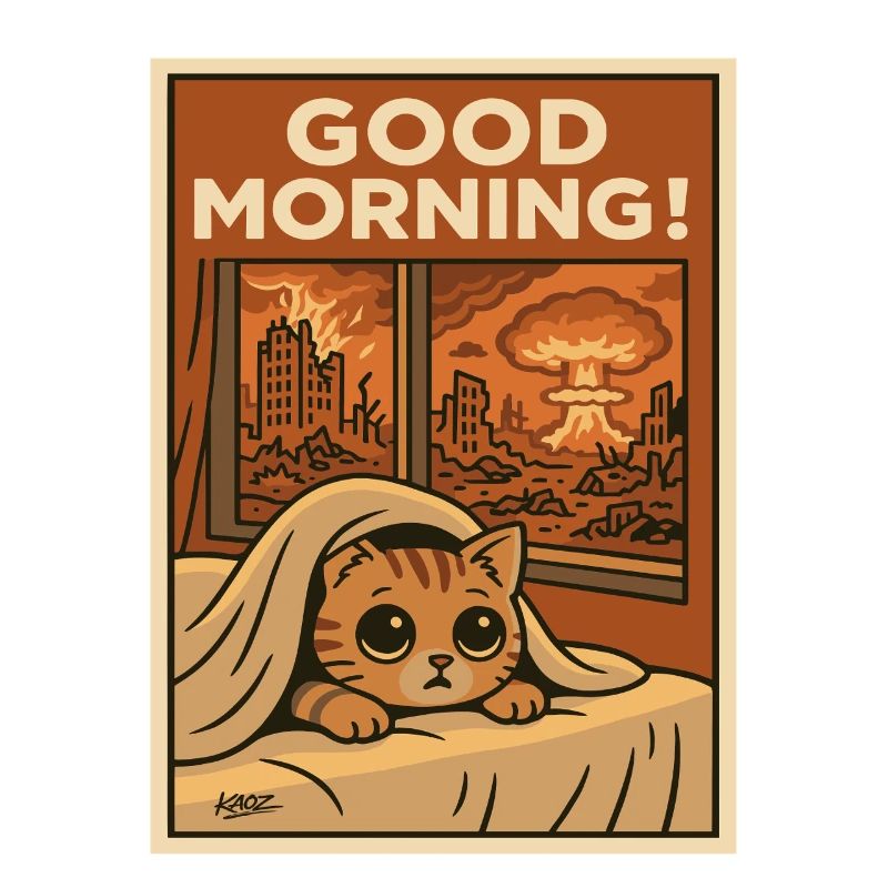 Good Morning: Apocalyptic Kitten
