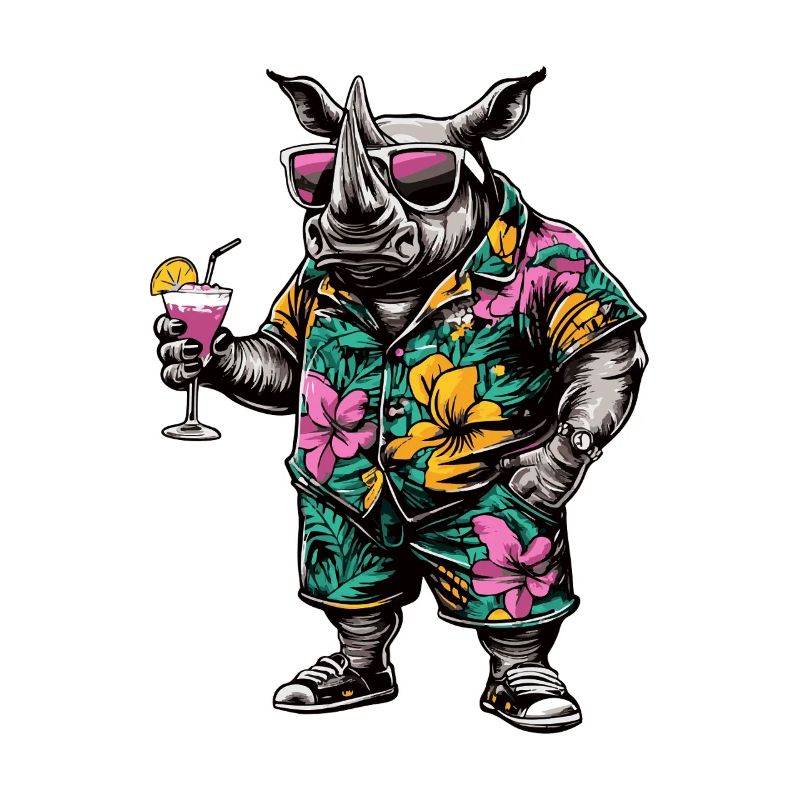 Nashorn Comic Sommer
