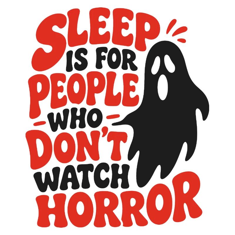 Sleep Is For People Funny Ghost