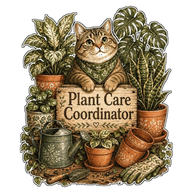 Plant Care Coordinator Cat