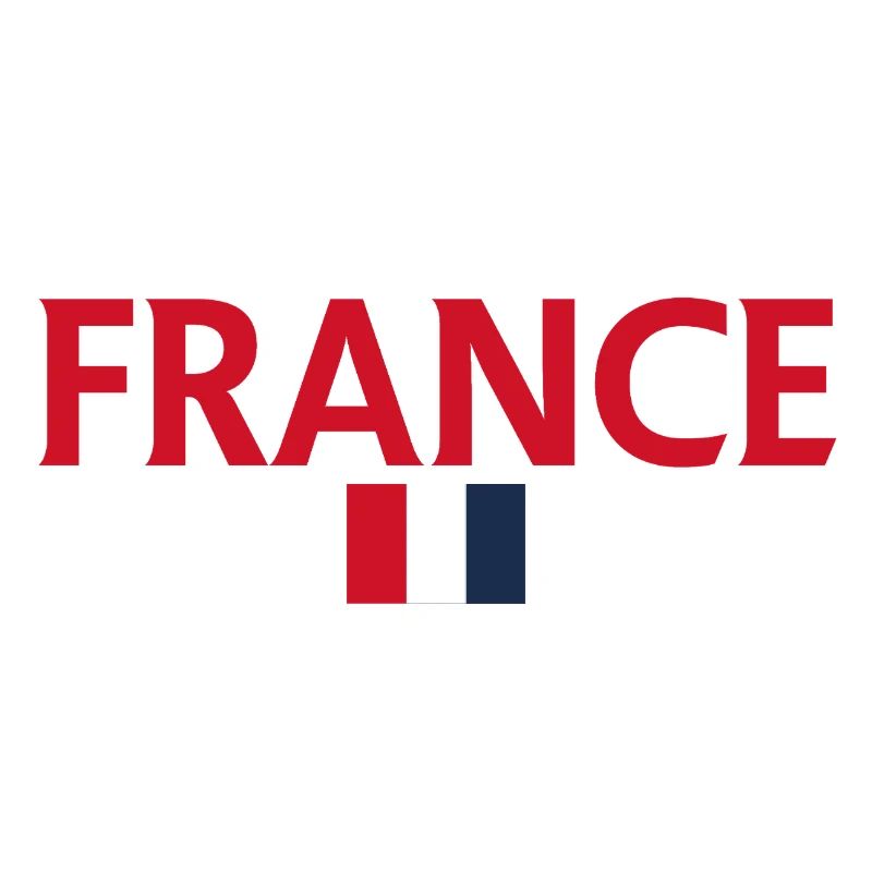 Thème du drapeau français : Style tricolore