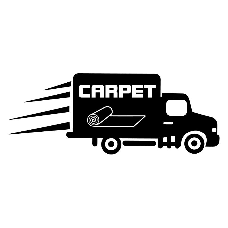 Carpet rolls logo car