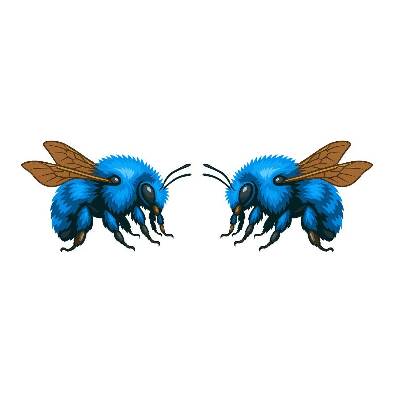 2Bumblebees mirrored