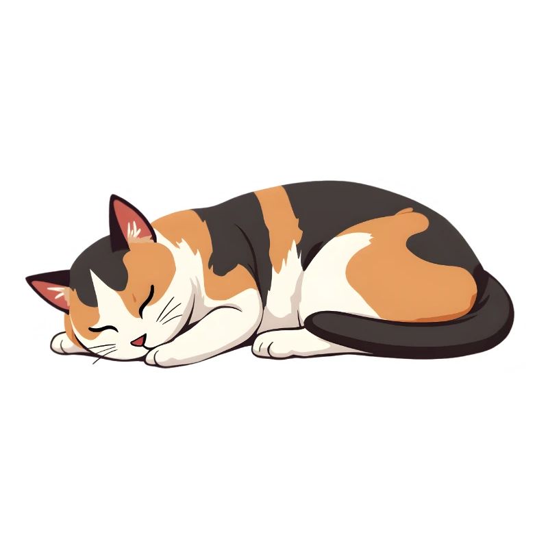 Schlafende Katze