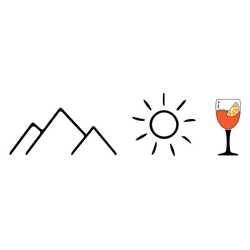 Berge Sonne Spritz Bergsteiger Wanderer