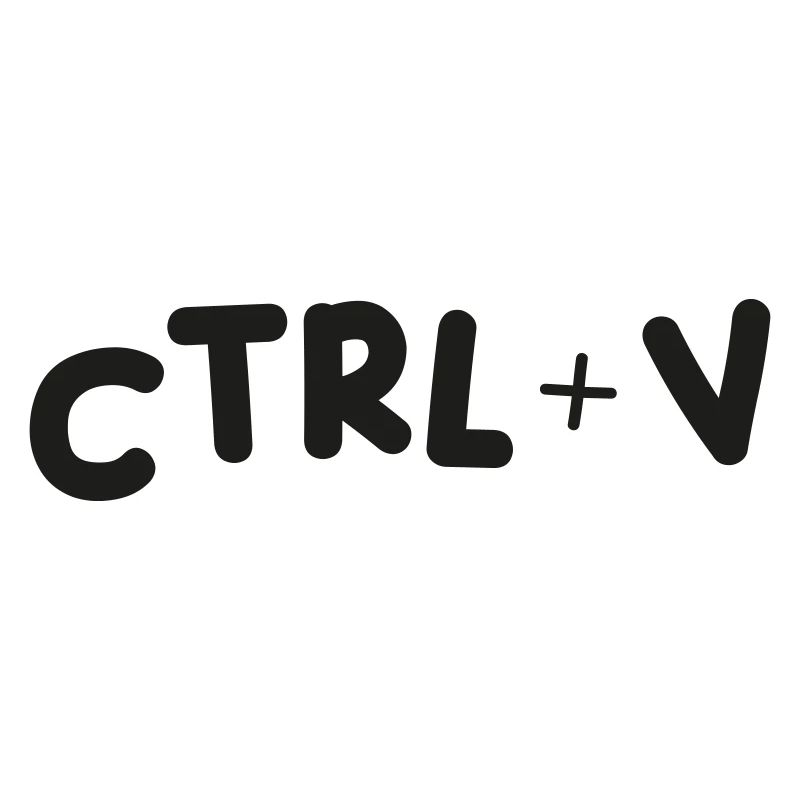 CTRL+V Paste -Gift for IT and Twins