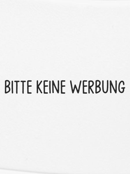 Bitte keine Werbung
