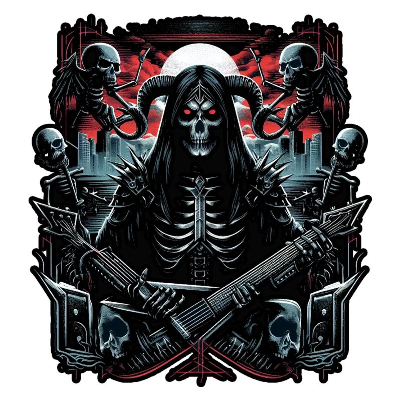 Mort avec la guitare Grim Reaper