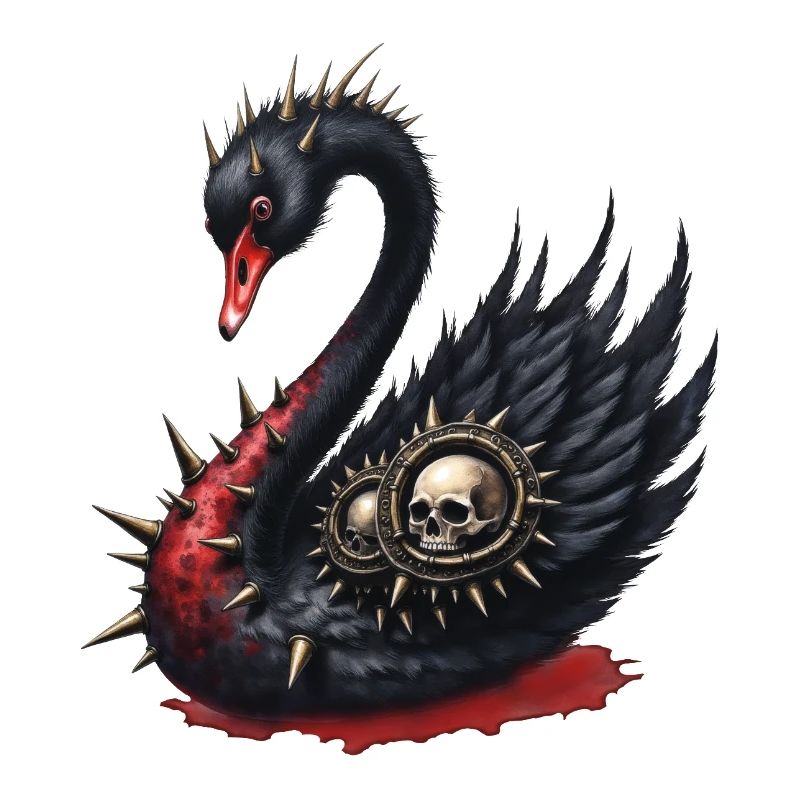 Skull Spines Swan