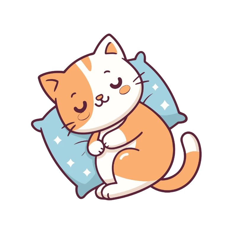 Cozy Kitten Resting