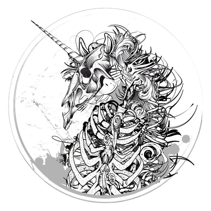 skeletonized unicorn extraordinary representation