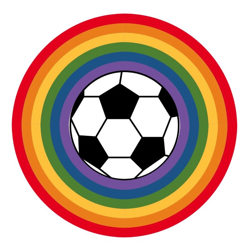 fußball Regembogen