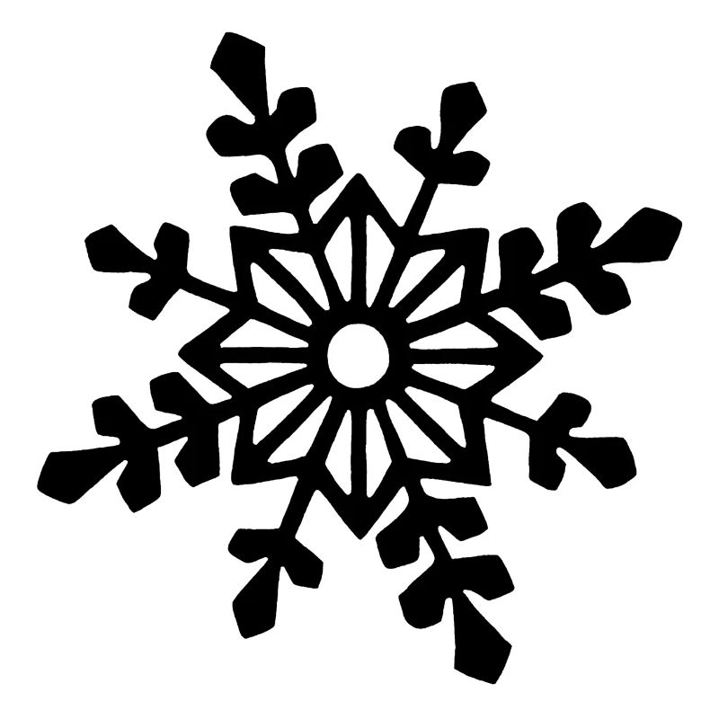 Black snowflake