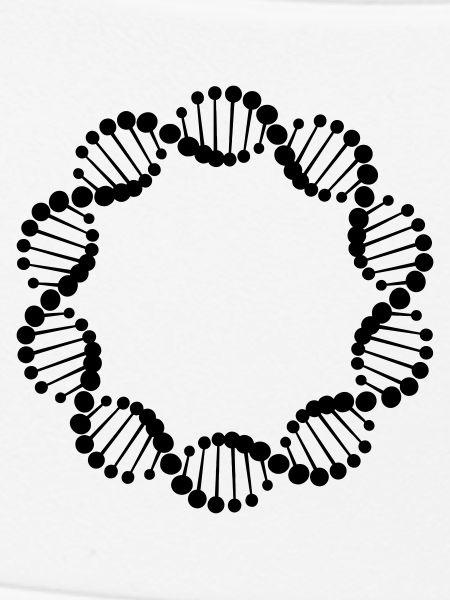 DNA-Strang im Kreis