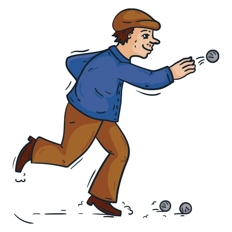 Boules player Boules ball for Bouler Petanque Boule