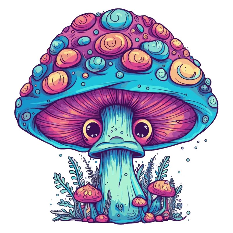 Psychedelischer Pilz - Magischer Pilz