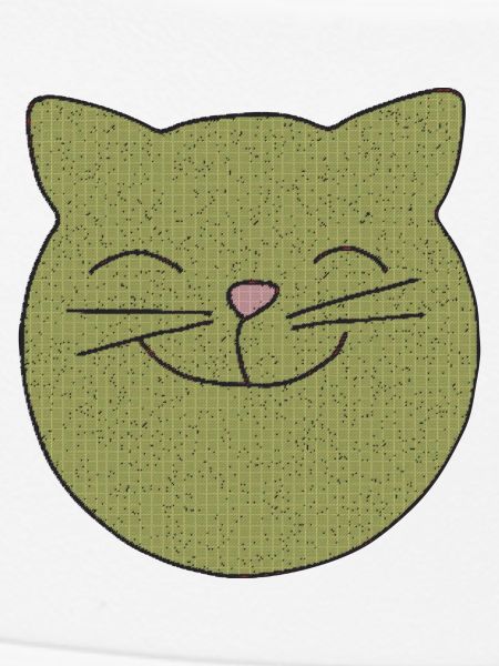 Cat laughs