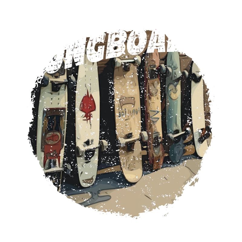 Longboard Skating Skateboard
