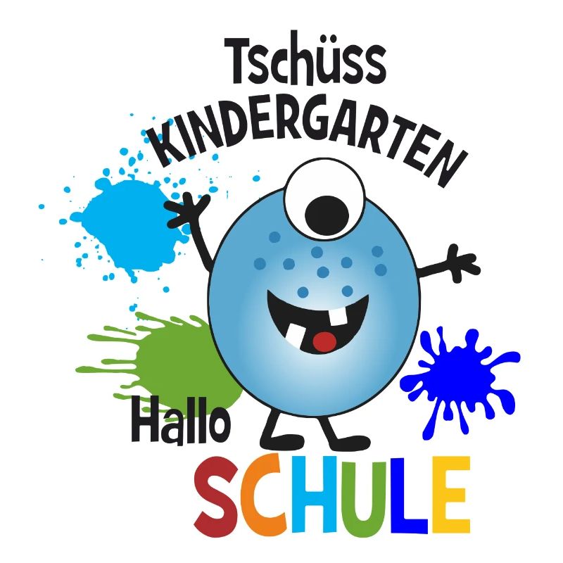 Monster Blue - Goodbye Kindergarten - Hello School