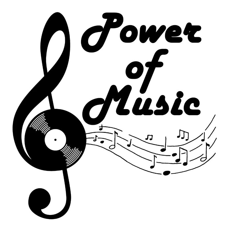 Treble clef and music
